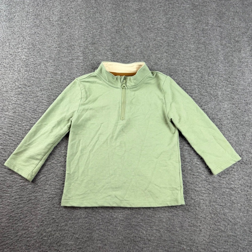 Garanimals Quarter Zip Pullover Toddler 3T Green Long Sleeve GTBF2548051